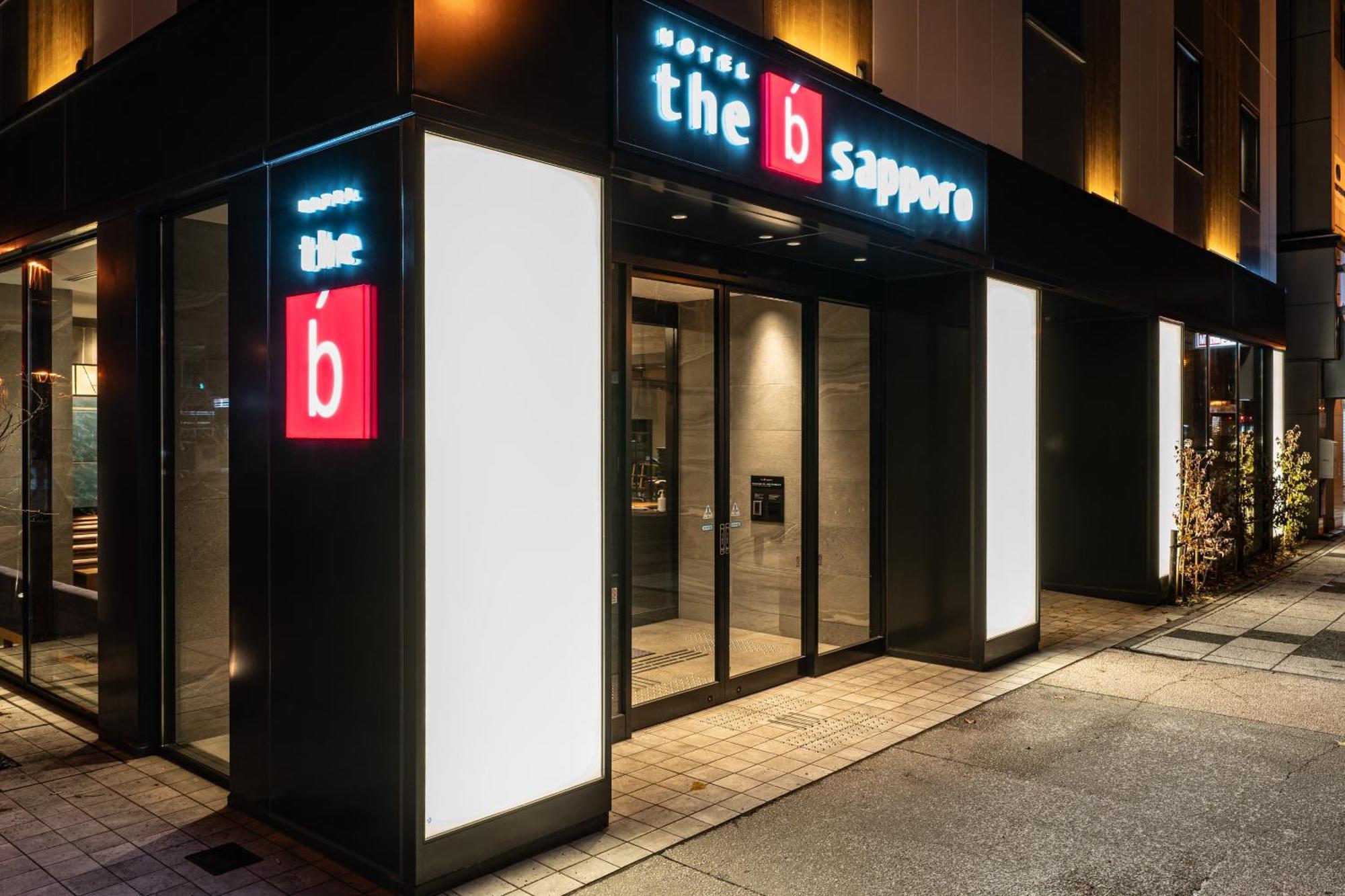 The B Sapporo Hotel Bagian luar foto